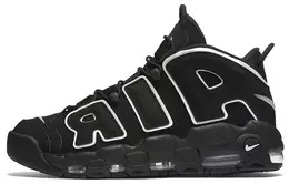 Nike: Чёрные кроссовки  Air More Uptempo