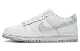 Nike: Белые кеды  Dunk Low