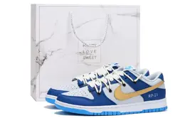 Nike: Белые кеды  Dunk Low Retro