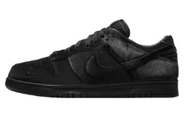 Nike: Чёрные кеды  Dunk Low