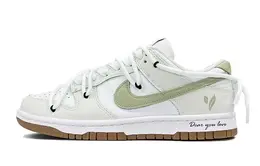 Nike: Белые кеды  Dunk Low