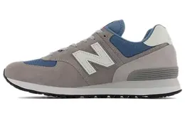New Balance: Серые кроссовки  574