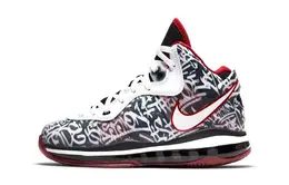 Nike: Белые кроссовки  Lebron 8