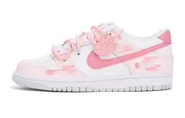 Nike: Белые кеды  Dunk Low