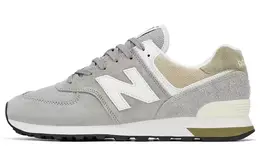 New Balance: Серые кроссовки  574