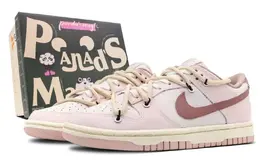 Nike: Розовые кеды  Dunk Low Retro