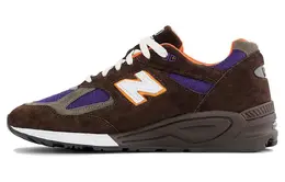 New Balance: Бордовые кроссовки  990