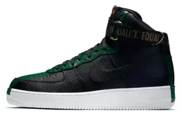 Nike: Чёрные кеды  Air Force 1