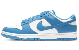 Nike: Голубые кеды  Dunk Low Retro