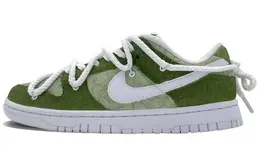 Nike: Зелёные кеды  Dunk Low