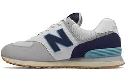 New Balance: Серые кроссовки  574