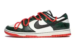 Nike: Белые кеды  Dunk Low