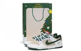 Nike: Белые кеды  Dunk Low