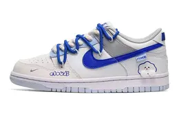 Nike: Белые кеды  Dunk Low