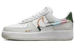 Nike: Серые кеды  Air Force 1 Low