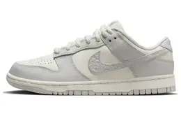 Nike: Серые кеды  Dunk Low