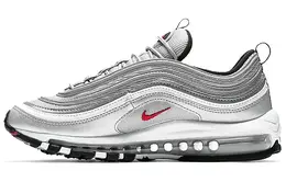 Nike: Серебристые кроссовки  Air Max 97