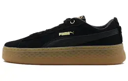 PUMA: Чёрные кеды  Suede