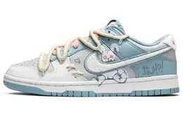 Nike: Белые кеды  Dunk Low