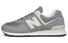 New Balance: Серые кроссовки  574