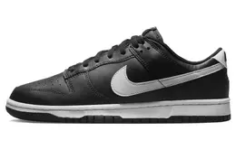 Nike: Чёрные кеды  Dunk Low