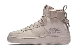 Nike: Бежевые кеды  Air Force 1