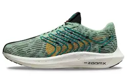 Nike: Зелёные кроссовки 