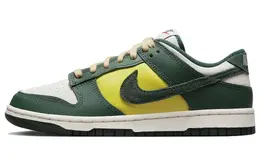 Nike: Зелёные кеды  Dunk Low