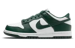 Nike: Зелёные кеды  Dunk Low