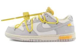 Nike: Белые кеды  Dunk Low