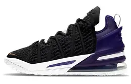 Nike: Чёрные кроссовки  Lebron 18