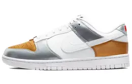 Nike: Белые кеды  Dunk Low