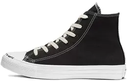 Converse: Чёрные кеды  Chuck Taylor All Star Hi