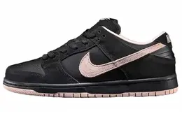 Nike: Чёрные кеды  SB Dunk Low Pro