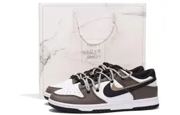 Nike: Белые кеды  Dunk Low Retro