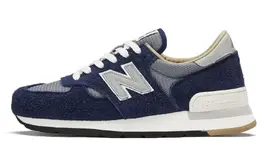 New Balance: Синие кроссовки  990