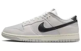 Nike: Серые кеды  Dunk Low Retro