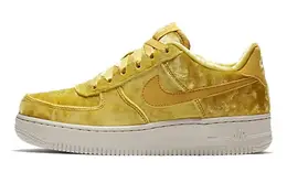 Nike: Жёлтые кеды  Air Force 1