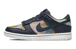 Nike: Синие кеды  Dunk Low SE