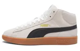 PUMA: Бежевые кеды  Smash V2 Mid