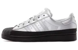 adidas: Серебристые кеды  Superstar