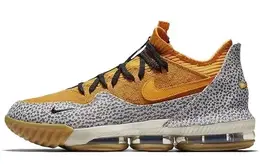 Nike: Коричневые кроссовки  LeBron 16 Low