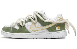 Nike: Белые кеды  Dunk Low