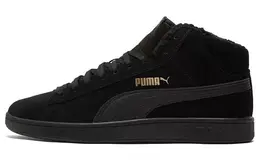 PUMA: Чёрные кеды  Smash V2 Mid