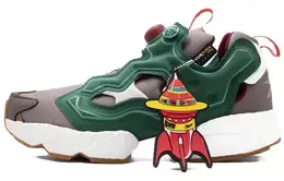 Reebok: Серые кроссовки  InstaPump Fury