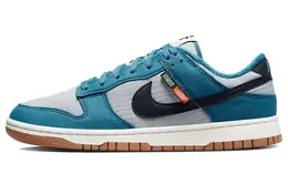 Nike: Серые кеды  Dunk Low Retro