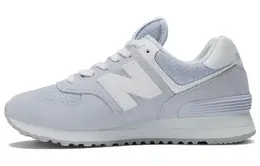 New Balance: Голубые кроссовки  574