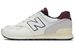 New Balance: Белые кроссовки  574