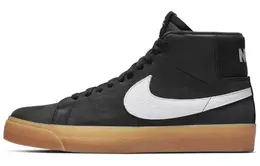 Nike: Чёрные кеды  Blazer SB