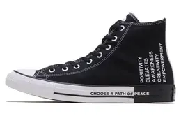 Converse: Чёрные кеды  Chuck Taylor All Star